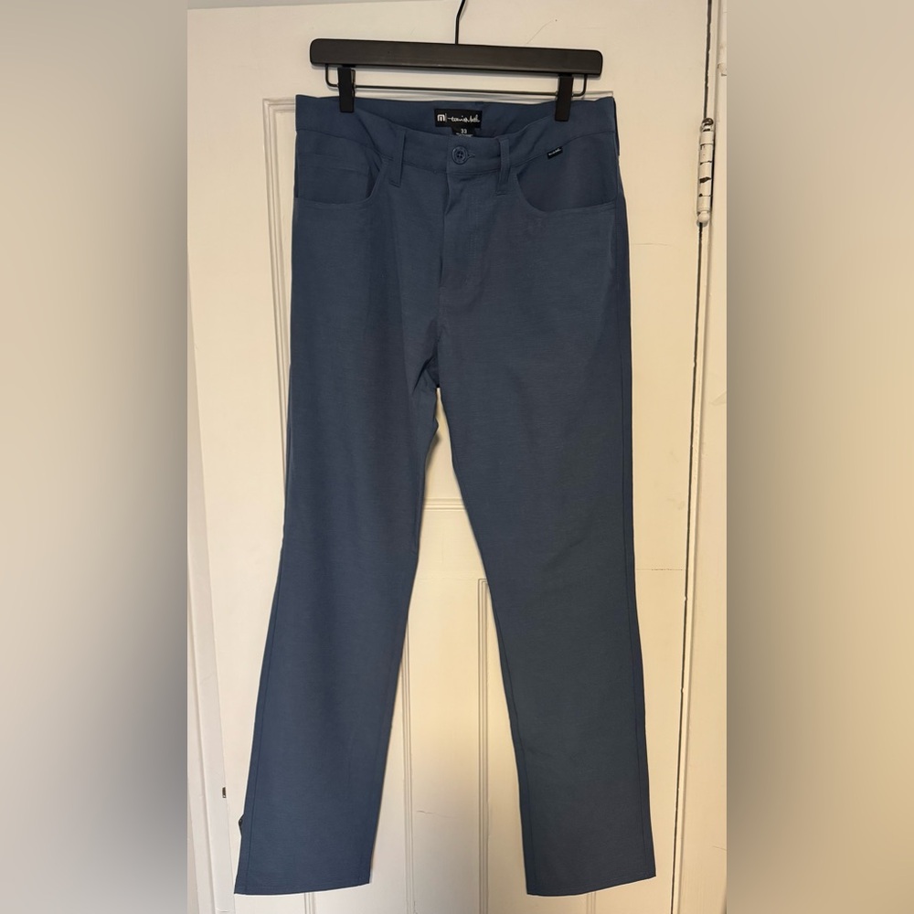 Travis Mathew Men's Slate Blue Golf Pants Size 33